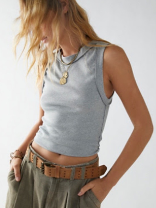 Free People Tops - We the Free Kate Tank Heather Gray